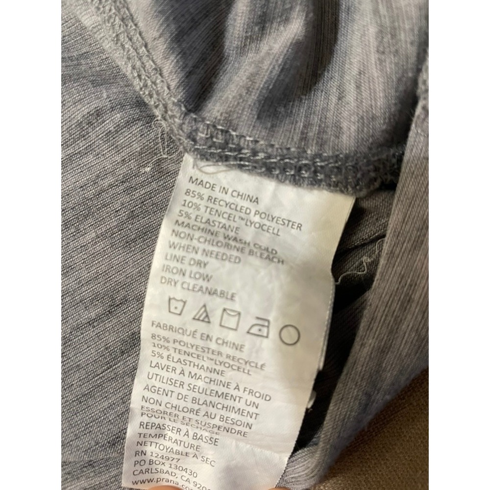 prAna Women's Sol Protect Hoodie Sz M Gray UPF Lightweight Travel Performance - Picture 5 of 6